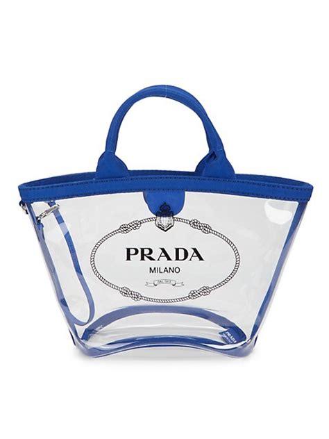 prada transparent bag|prada tote bag transparent.